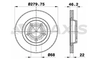 On Fren Aynasi Passat 96>00 A4 94>00 A8 96>10 Phaeton 02>