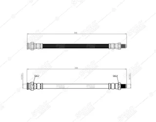 Arka Fren Hortum Citroen Jumper Ii 2001/- Boxer Ii 2001/-