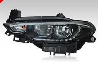 Fiat Egea Far Motorlu Sol ( 2016 - 2020 ) Krom Çitali - Led Drl+Park