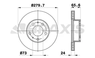 On Fren Disk Aynasi Boxer Jumper Ducato Tum Modeller (97 13) 1000 1400kg 14q (15 Jant) Hava Sogutmal