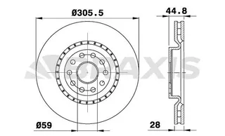 On Fren Disk Aynasi Lancia Thesis 2.0i 2.4jtd