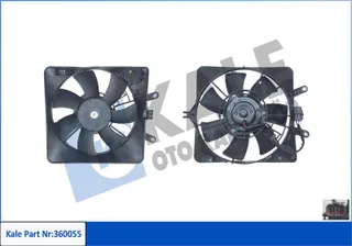 25-2001 Fan Motoru Klima Radyatoru Honda Jazz Ii (Gd) 1.4i Davlumbazli 2002-2008