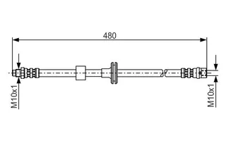 Fren Hortumu On C-Class W202 94>00 S202 96>00