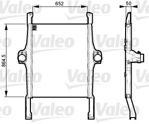 Turbo Radyatoru (Intercool) - Iveco / Eurotrakker 01>  Stralis 02> Eurostar 01 >