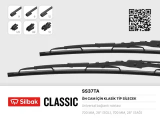 Silecek Supurgesi 700mm Universal Ford Cargo Ym 07> Scania Pimli Dizayn