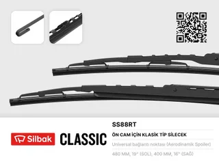 Silecek Supurgesi 480 / 400mm Ford Ka Suzuki Alto 1 (96 04)