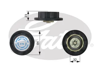 Radyator Yedek Su Depo Kapagi Ml-Class W163 98>05 Land Rover 2.0 Discovery 5 17 > (L462) New Defende