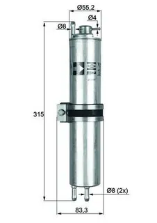 FILT PP 832/4 Yakit Filtresi  E65-E66