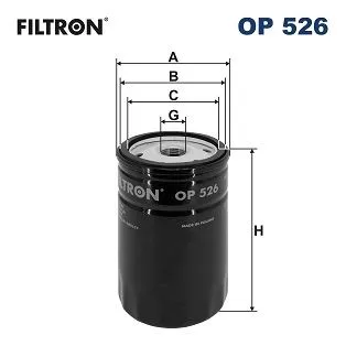 FILTRON OP526 Yağ Filtresi Caddy-Golf-Jetta-Passat-Polo-Bora-T5-Lt28-35-Lt40-55-Ibiza-Leon-Toledo-Octavia Siboplu