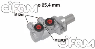 CIFAM 202716 Fren Ana Merkezi Opel Astra H 04> Zafira B 05> 25.4mm Esp Siz Araçlar İçin