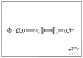 CORTECO 19035289 Fren Hortumu Arka Mercedes W164 X164