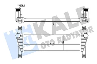 Turbo Intercooler Radyatoru Ford Ranger 2.2d 11-