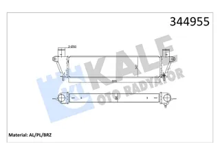 42-2201 Turbo Radyatoru (Intercooler) Isuzu D-Max 2.5 D 2012-