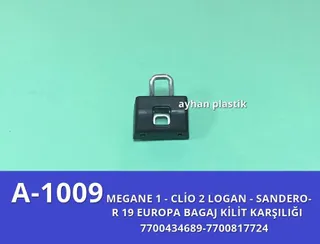 AYHAN A1009 Bagaj Kilit Karşiliği R19 Europa-Megane 1-Clio 2-Logan-Sandero