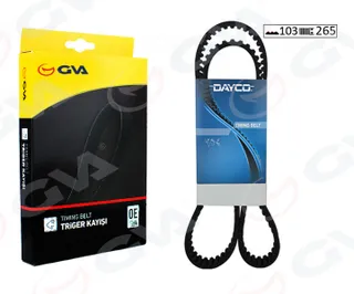 GVA 58103265 Triger Kayişi Ford Ranger 06> 2.5 Tdci 103 Diş Ford Ranger 2.5l Wl-C Tdci 4x4 06-11 103x265