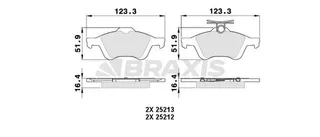 Fren Balatasi Arka (Ustten Yayli) Laguna 01> Latitude 11> Vel Satis 02> Espace 02> / Vectra C 02>08