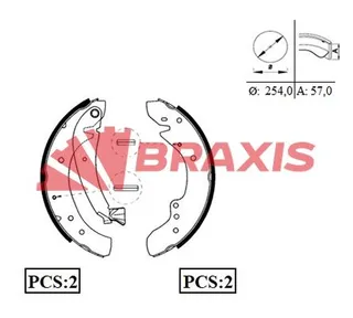 Arka Fren Pabuclu Balata Boxer (1400 Kg) Jumper (1400 Kg) Ducato 1400 Kg