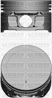 YENMAK 31-04101-000 Motor Piston Segman Std P106-P206-P306-P307-P308-Partner-Berlingo-C2-C3-C4-Xsara Tu5jp4 1.6 16v Tepe Yük 0.15 Mm 109 Kw