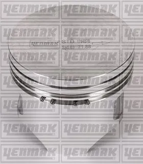 Piston+Segman 71,91mm Std Fiesta Cb1 08>12 1.25 Efi 16v Zetec- Fiesta Ccn 12>17 1.25 Efi 16v Zetec-