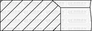 YENMAK 96-09026-000 Segman Std Blue 11-> / I30 12-> / Ceed / Cerato 1.6 Dizel 5l038 Adet