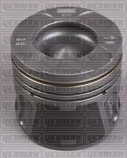 YENMAK 31-04289-061 Motor Piston Segman 0.60 69.60 Mm -20mm Doblo-Fiorino-Linea-Grande Punto-Astra 1.3d Mjet 1.3 Cdti Euro 5
