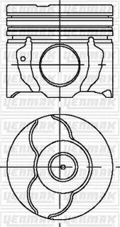 YENMAK 36-04789-050 Piston Segman Toyota 77.00mm 0.50mm