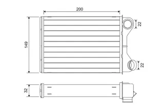 Kalorifer Radyatoru Fiat Punto - Zastava 10