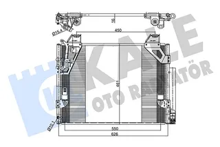 Klima Radyatoru Toyota Hilux 2.5 3.0 2005->