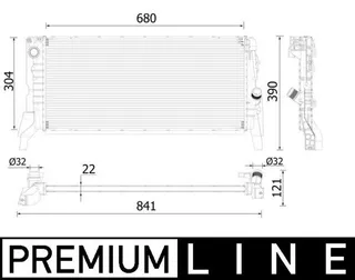 BHR CR 2306 000P Su Radyatörü 2 F45-F46-X1 F49 Mini F54-F55-F57