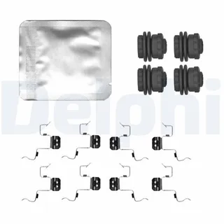 DELPHI LX0808 Fren Balata Montaj Takimi Corsa F-P208-P2008 19> Ds3 18> C4 20>