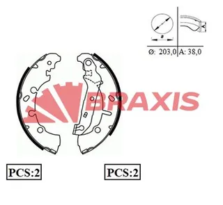 Arka Fren Balatasi Pabuc Fiesta V 1,3 / 1,6 16v / 1,4tdci 11 / 01> Fusion 1,4 / 1,6 / 1,4 Tdci 08 /
