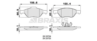 On Fren Balatasi Focus 04> C-Max 07> Kuga 2.0 Tdci 08> Volvo C30 C70 Ii S40 Ii V50 03> Mazda 3 03> M