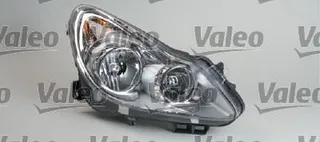 VALEO 043375 Sol Far Krom Opel Corsa D 06>14 Elektrikli Halojen Motorlu H7 H1 Tanim: Ef Adaptif Hariç