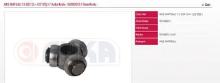 Aks Mafsali 1.5 Dci 12=> ) (22 Diş ) Renault Symbol Iv 22 Diş Sayisi