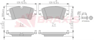 Arka Fren Balatasi Audi A4 1.4 Tfsi 15>