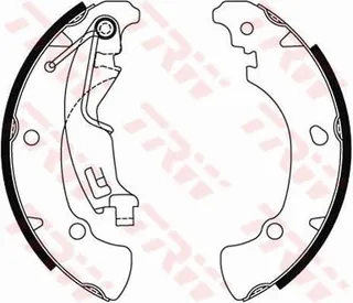 TRW GS8488 Arka Pabuç Balata Idea 1.2 16v 1.3 Jtd 1.4 16v 2003 > Punto 1.4 1.9jtd 09-03 > Musa 1.3d 203x38