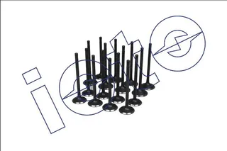 İOTO 20201-12610 Subap Takimi 8 In + 8 Ex (Nitrasyonlu) Opel Astra G22 16v In (35161023) Ex (3016101)