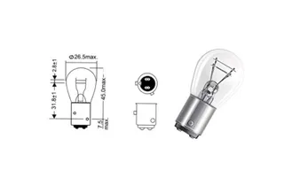 12v Çift Duy 21/4w 1016 Yakin Tirnak Şaşi Ampul