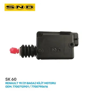 Kilit Motoru Renault R19-R21-Clio-Megane-Kango Oem:7700712901/7700790616