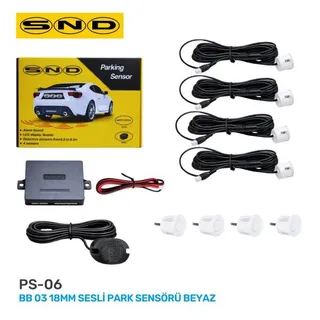 Bb 03 18mm Sesli Park Sensörü Beyaz