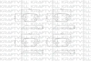 Arka Fren Balatasi Mondeo Iv Ca2 07>14 S-Max 09> 06> S-Max 09> Mondeo Iii 00>07 Iv 07> Kuga 08> Gala