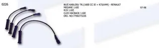 Buji Kablosu Tk.Renault Megan 1 6ie Clio Hacbac 1 6ie