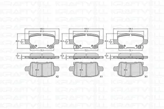 Arka Fren Balatasi Opel Insignia B 17 18>