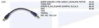 Bobin Kablosu 7611124 Şahin S Doğan Sl Slx Fiat Dkş Uno Tipo Tempra