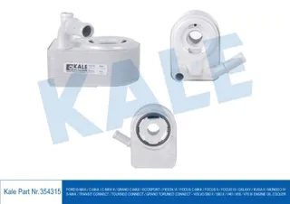 KALE.İ354315 Yağ Soğutucu Ford B-Max C-Max C-Max Ii Grand C-Max Ecosport Fiesta Vi Volvo S60 Ii S80 Ii V40 V60 V70 Iii