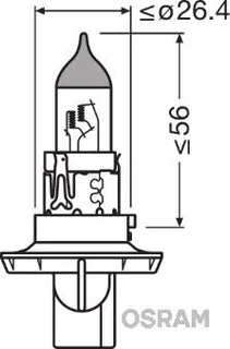 Halogen Far Ampulu H13 9008 12v 60 55w P26.4t