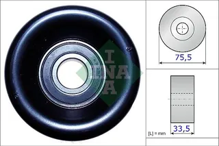 INA 531 0827 10 V Kayis Gergi Kasnagi . Accord (Cl) : Crv (Rd) 2.0 02-06