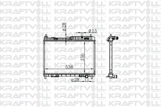 Motor Su Radyatoru Fiesta 1,25 16v / 1,4 16v 08 /> B Max 1,4 16v 12 /> (350x558x18)