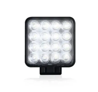 Led Çalişma Lambasi Kare 16 Led 48w 10-30v 45mm Kalin Tip