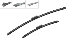 Aerotwin Multiclip Silecek Seti - [650/400 Mm] Citroen; Fiat; Ford; Opel; Peugeot 2008 1.2 Puretech 110; 2008 1.2 Puretech 130; 2008 1.2 Puretech 82;